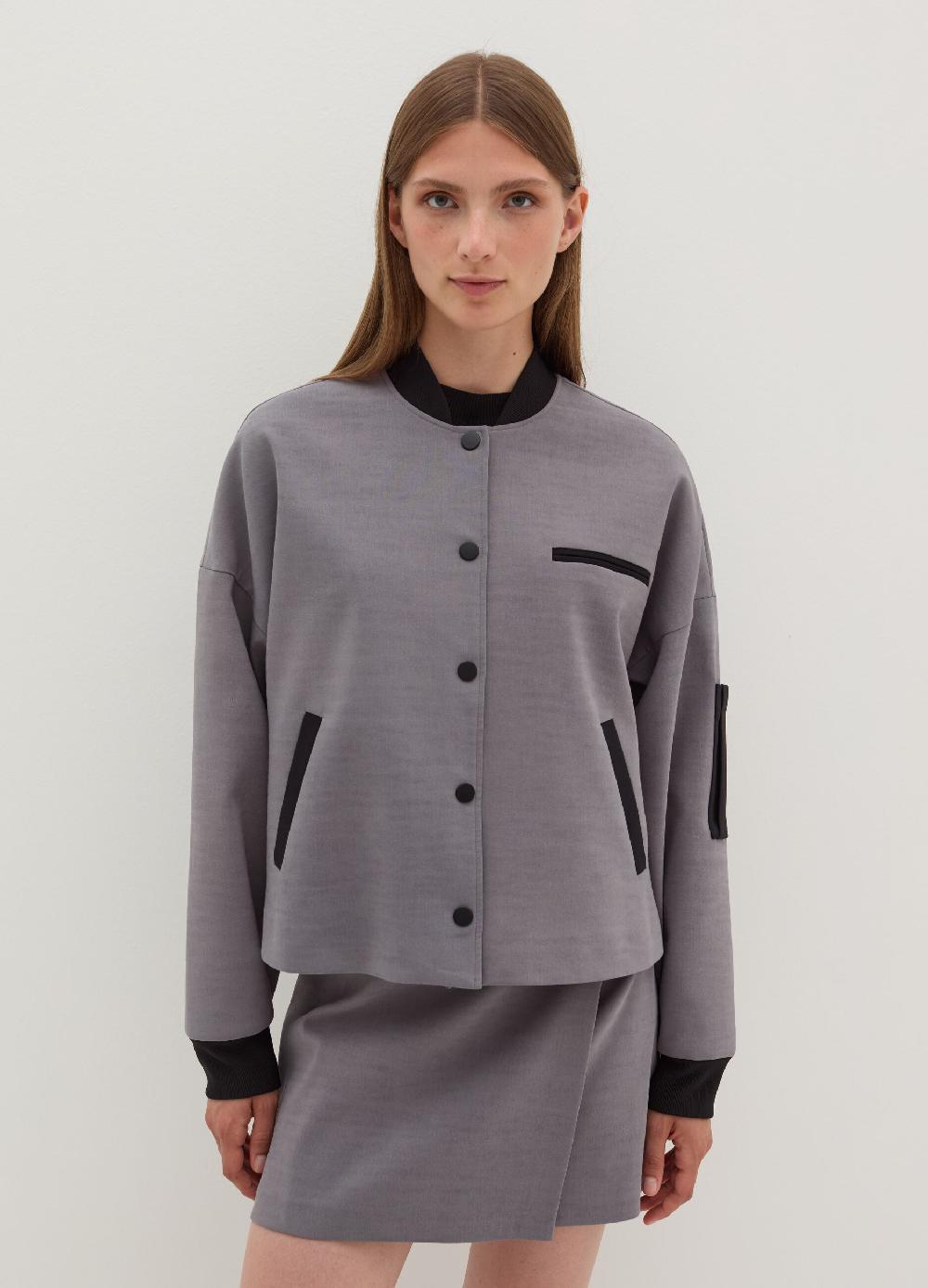 Stefanel Giacca bomber in poly cotton Vendita Calda