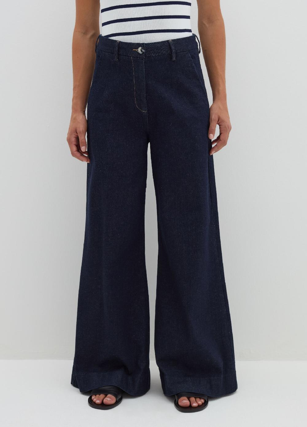 Stefanel Jeans a gamba larga Vendita Economica