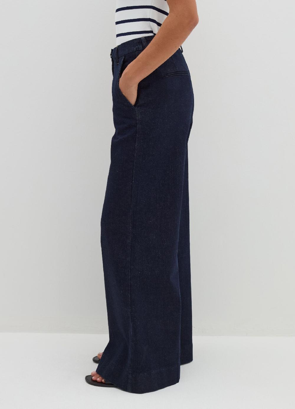 Stefanel Jeans a gamba larga Vendita Economica