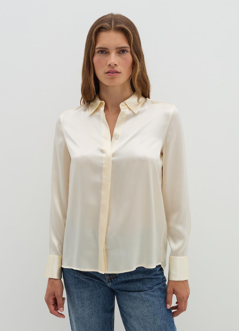 Stefanel Camicia in viscosa satin Offerte