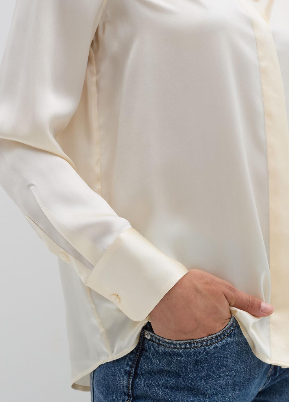 Stefanel Camicia in viscosa satin Offerte
