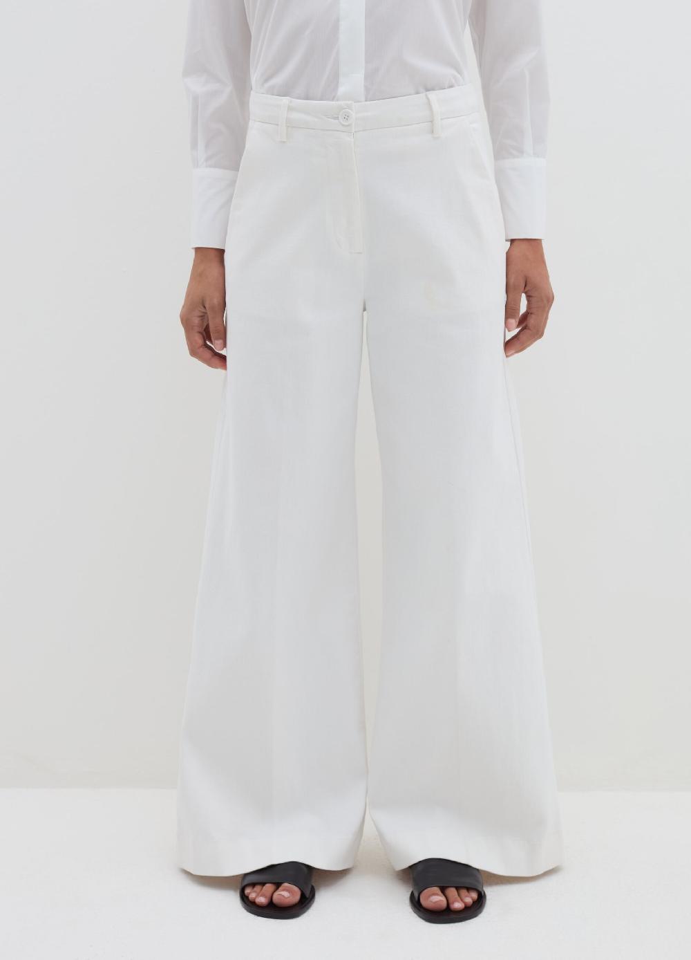 Stefanel Jeans a gamba larga in cotone stretch Italia