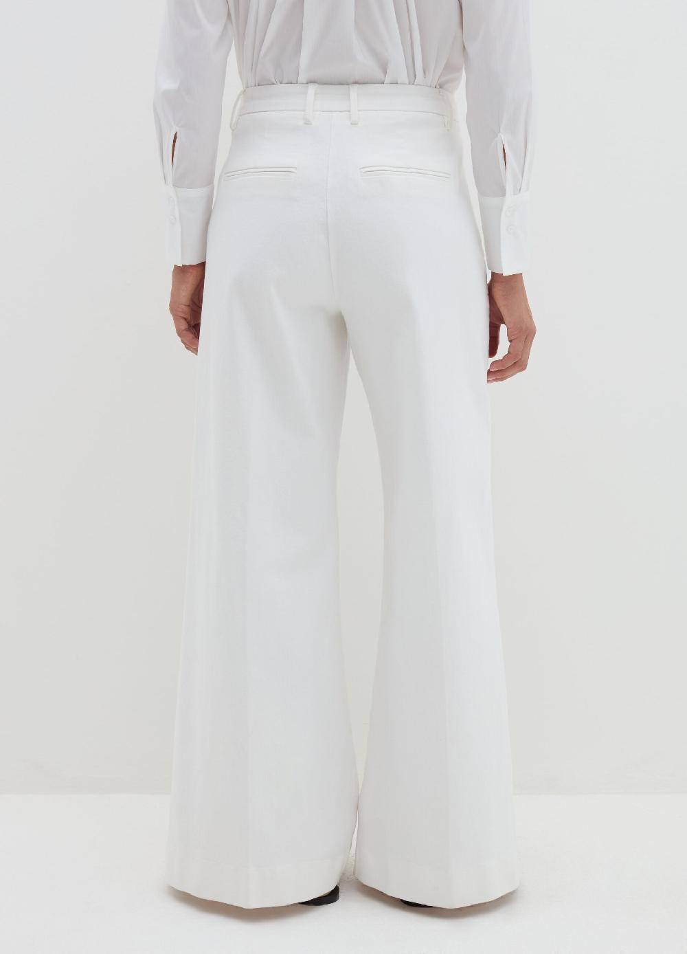 Stefanel Jeans a gamba larga in cotone stretch Italia