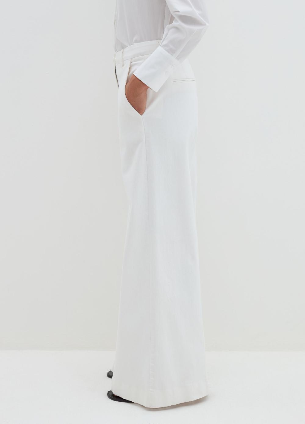 Stefanel Jeans a gamba larga in cotone stretch Italia