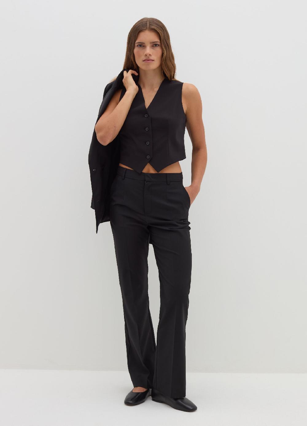 Stefanel Gilet in poly viscosa stretch
