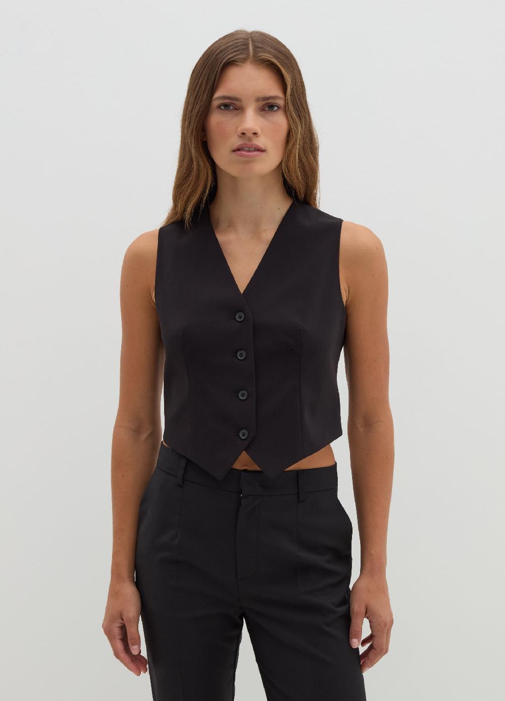 Stefanel Gilet in poly viscosa stretch 2025