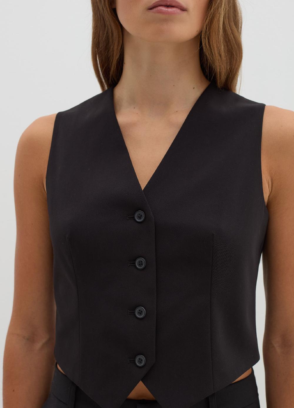 Stefanel Gilet in poly viscosa stretch 2025
