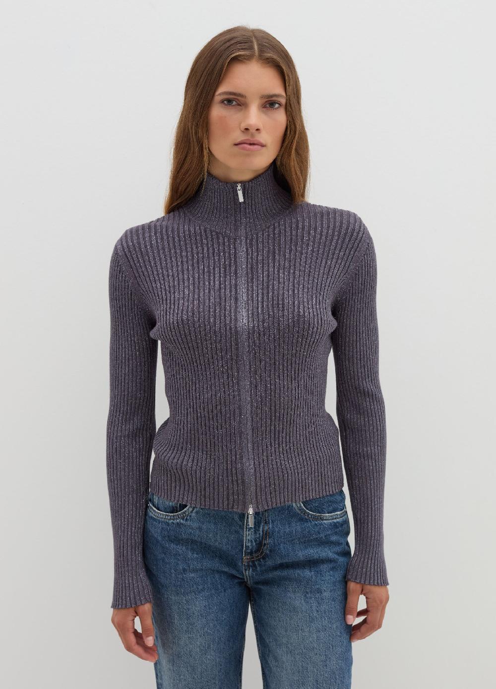 Stefanel Cardigan a costine full-zip I Più Venduti