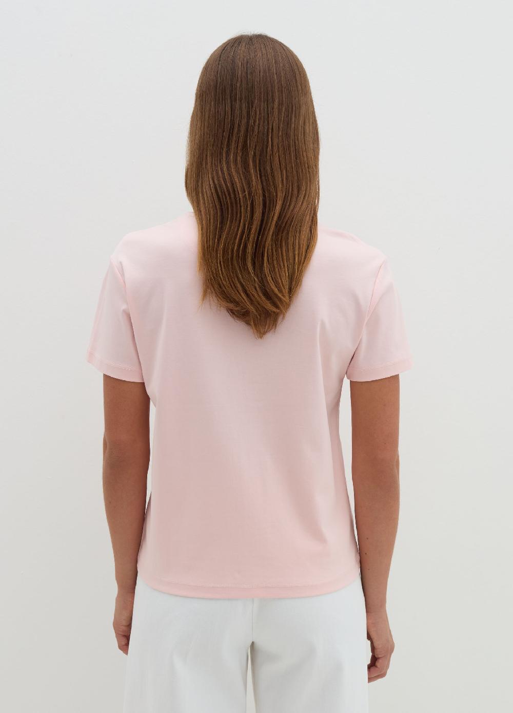 Stefanel T-shirt in jersey con scollo rotondo Qualità Garantita