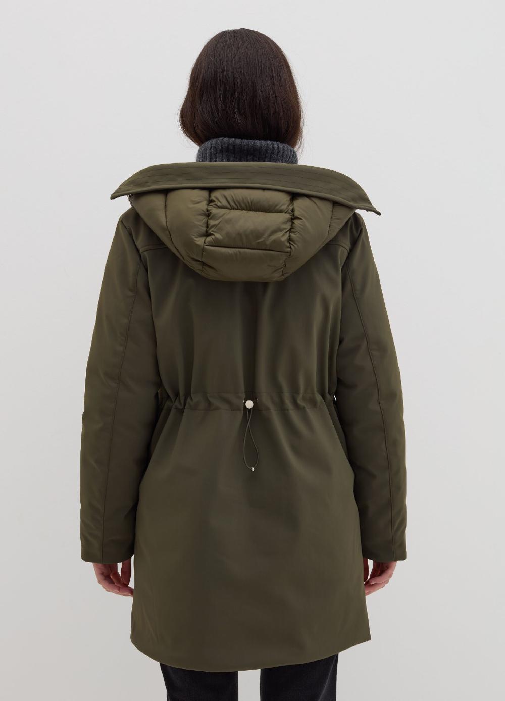 Stefanel Parka in tessuto tecnico con cappuccio Novità