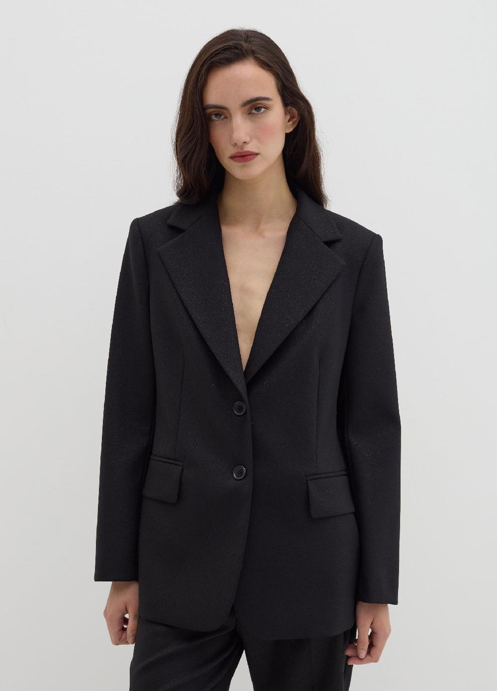 Stefanel Blazer monopetto con lurex Presa