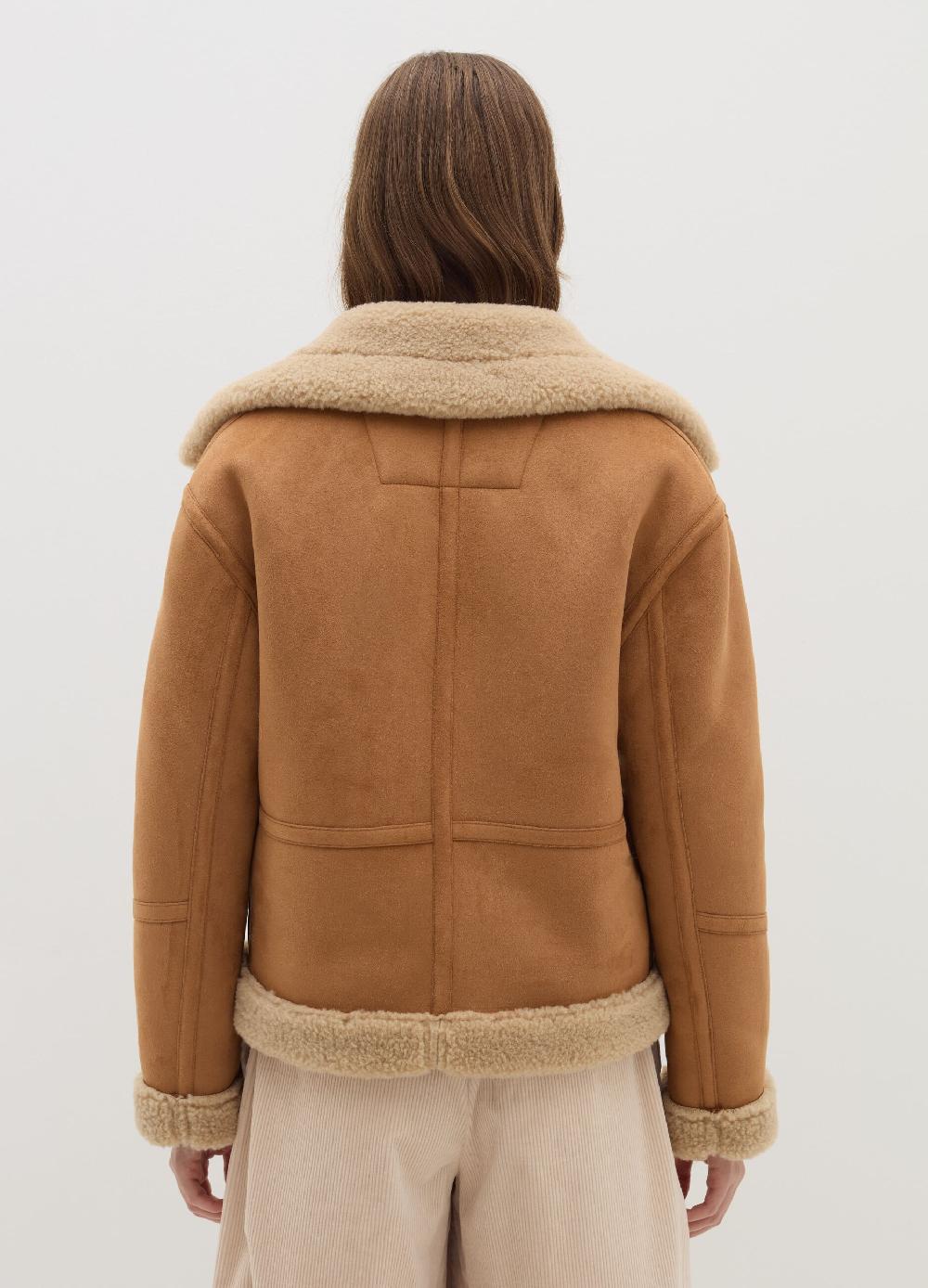 Stefanel Montone con interno in shearling Outlet