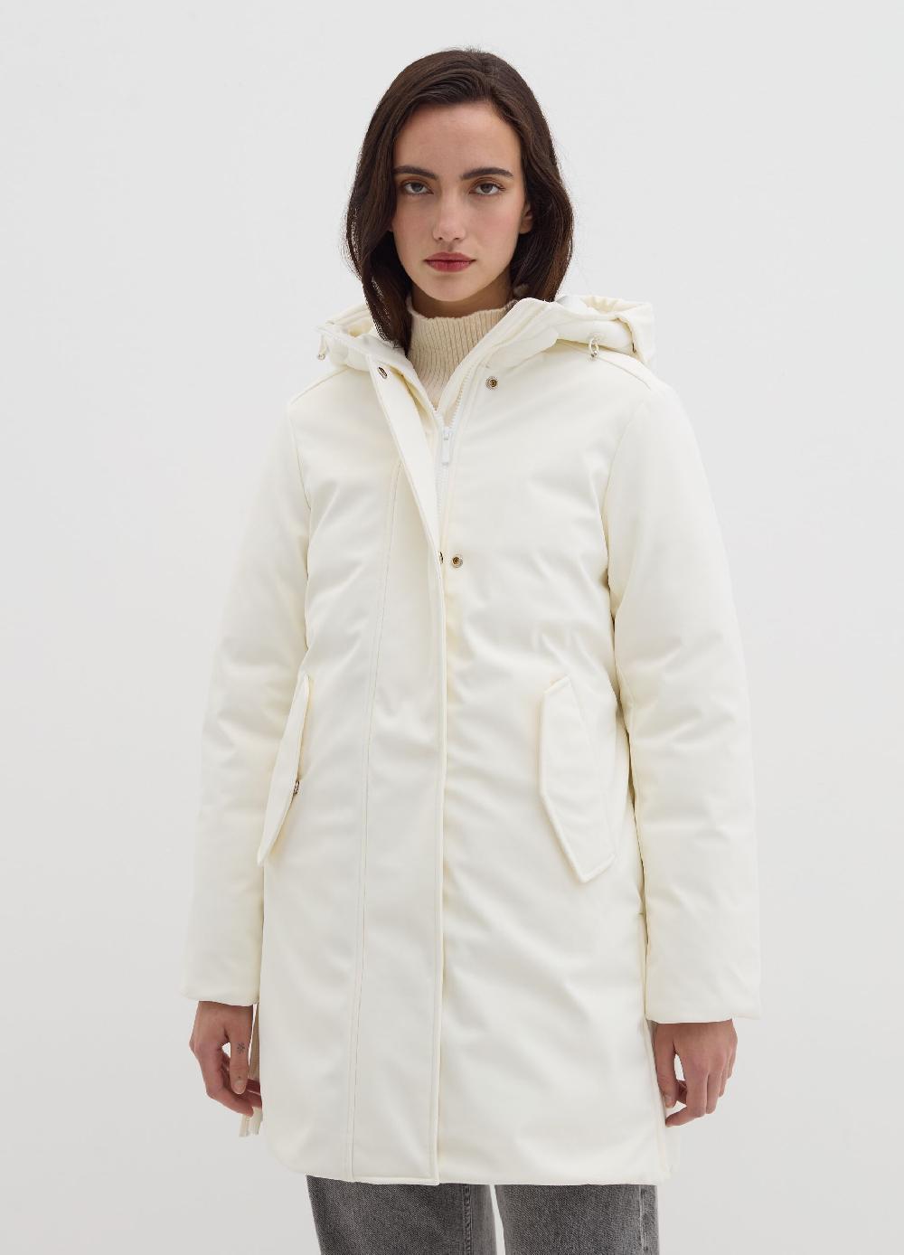 Stefanel Parka in tessuto tecnico con cappuccio Hotsell