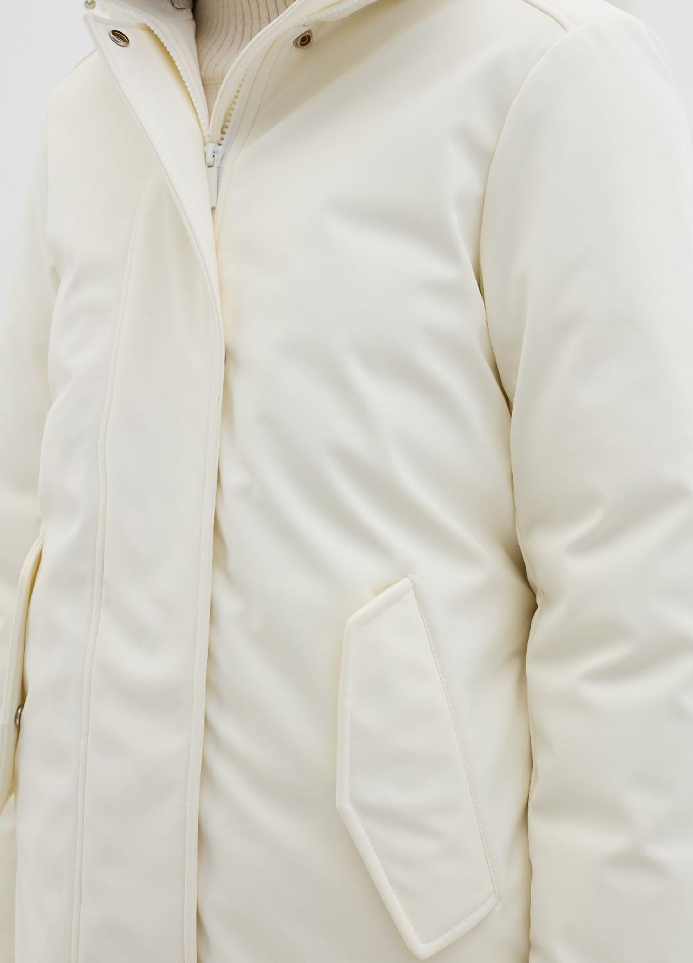 Stefanel Parka in tessuto tecnico con cappuccio Hotsell