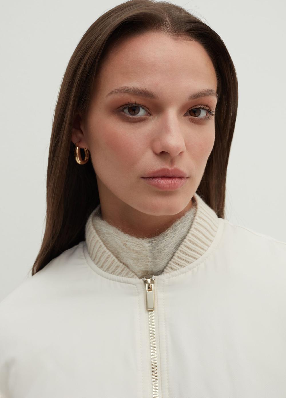 Stefanel Bomber oversize con maniche in maglia In Saldo