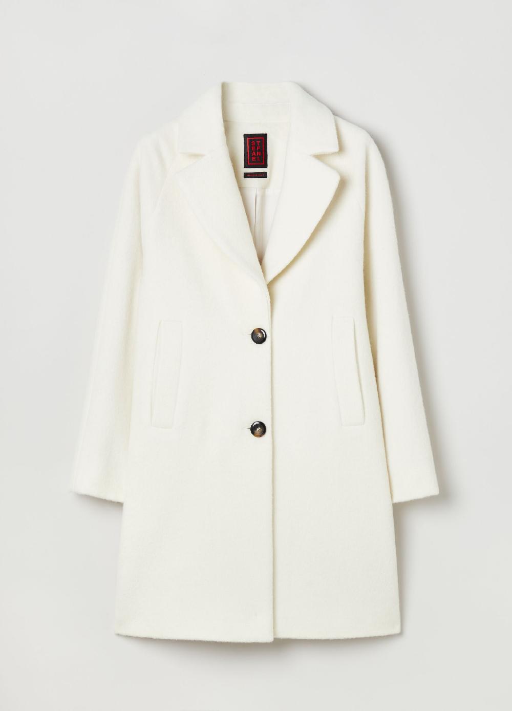 Stefanel Cappotto sette ottavi in velour Nuova