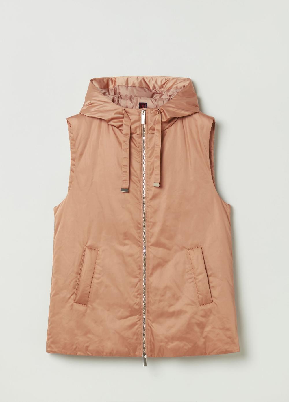 Stefanel Gilet full-zip ultralight con cappuccio Italia