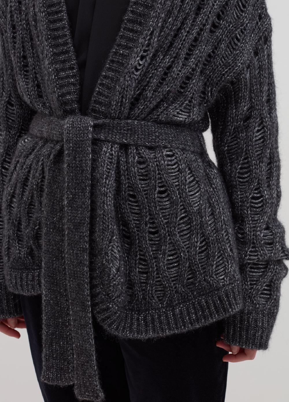 Stefanel Coatigan in lurex con cintura Promozione