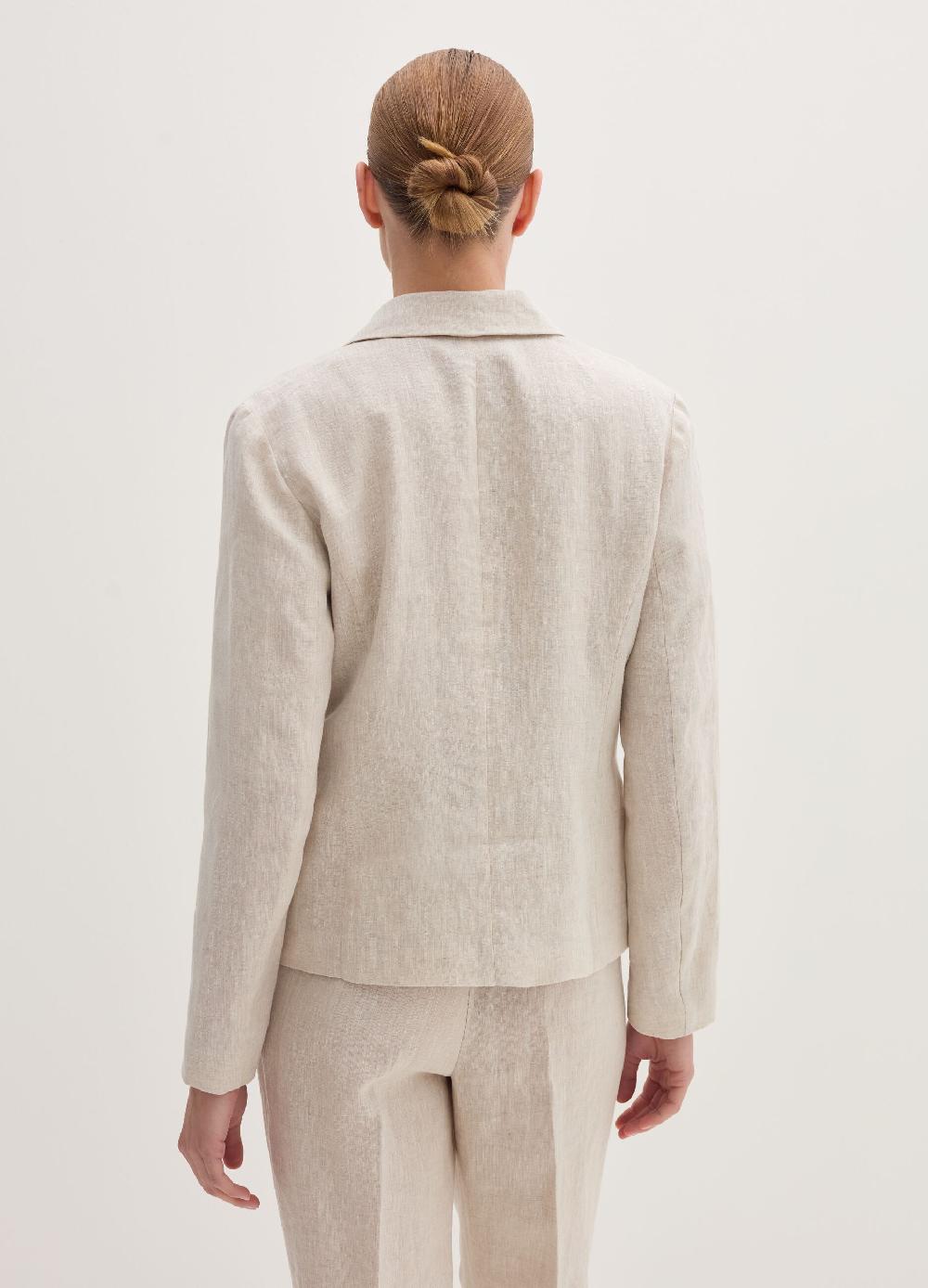 Stefanel Blazer regular fit monopetto in lino Pezzi Unici