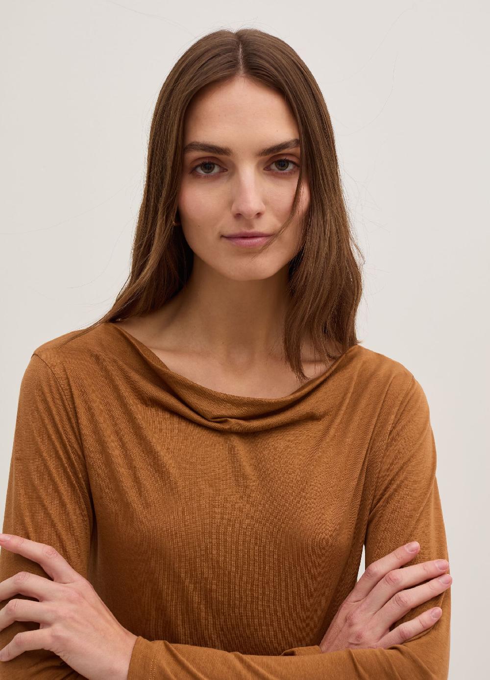 Stefanel T-shirt a maniche lunghe in jersey Promozione Limitata