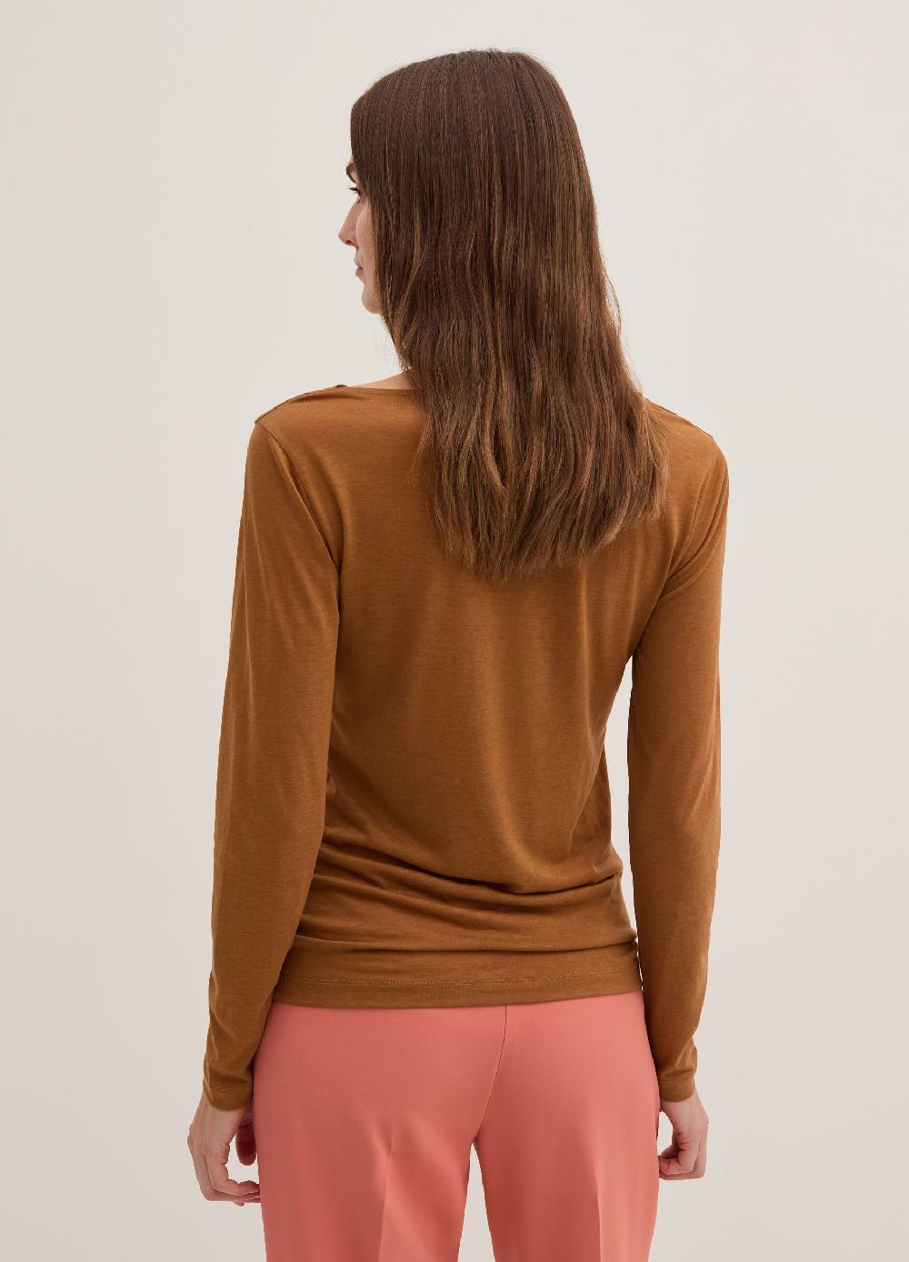 Stefanel T-shirt a maniche lunghe in jersey Promozione Limitata