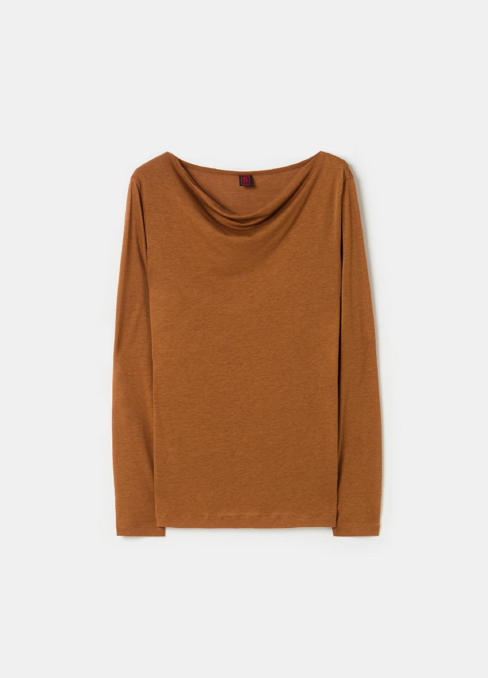 Stefanel T-shirt a maniche lunghe in jersey Promozione Limitata