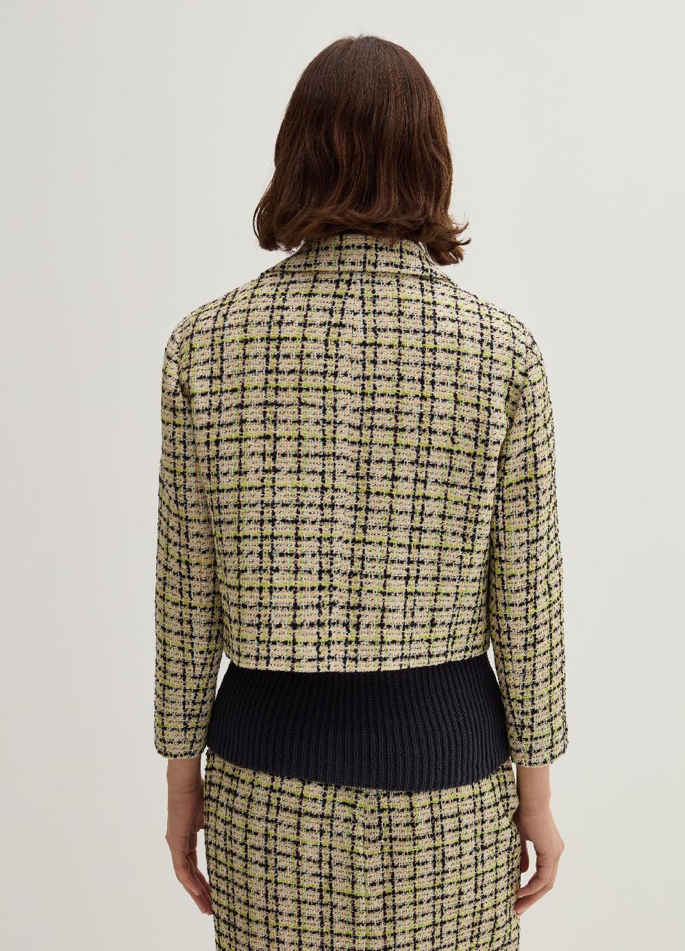 Stefanel Giacca corta in tweed Affare Del Giorno