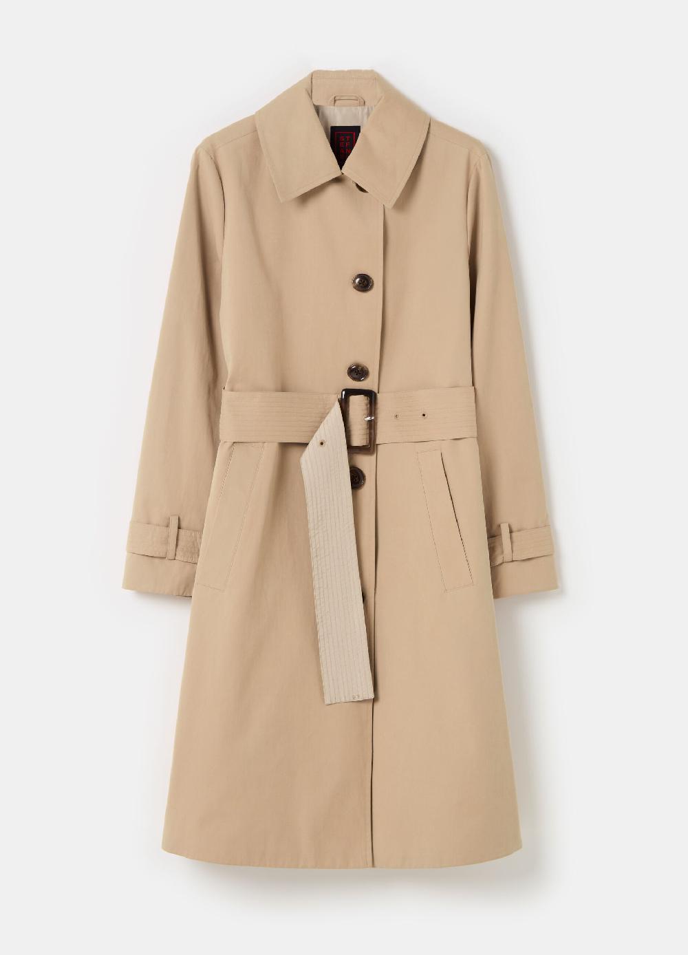 Stefanel Trench lungo con cintura In vendita
