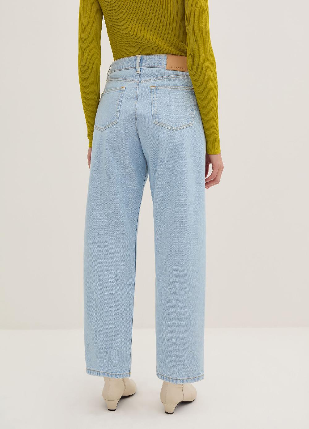 Stefanel Jeans cropped mom fit Saldi Di Fabbrica