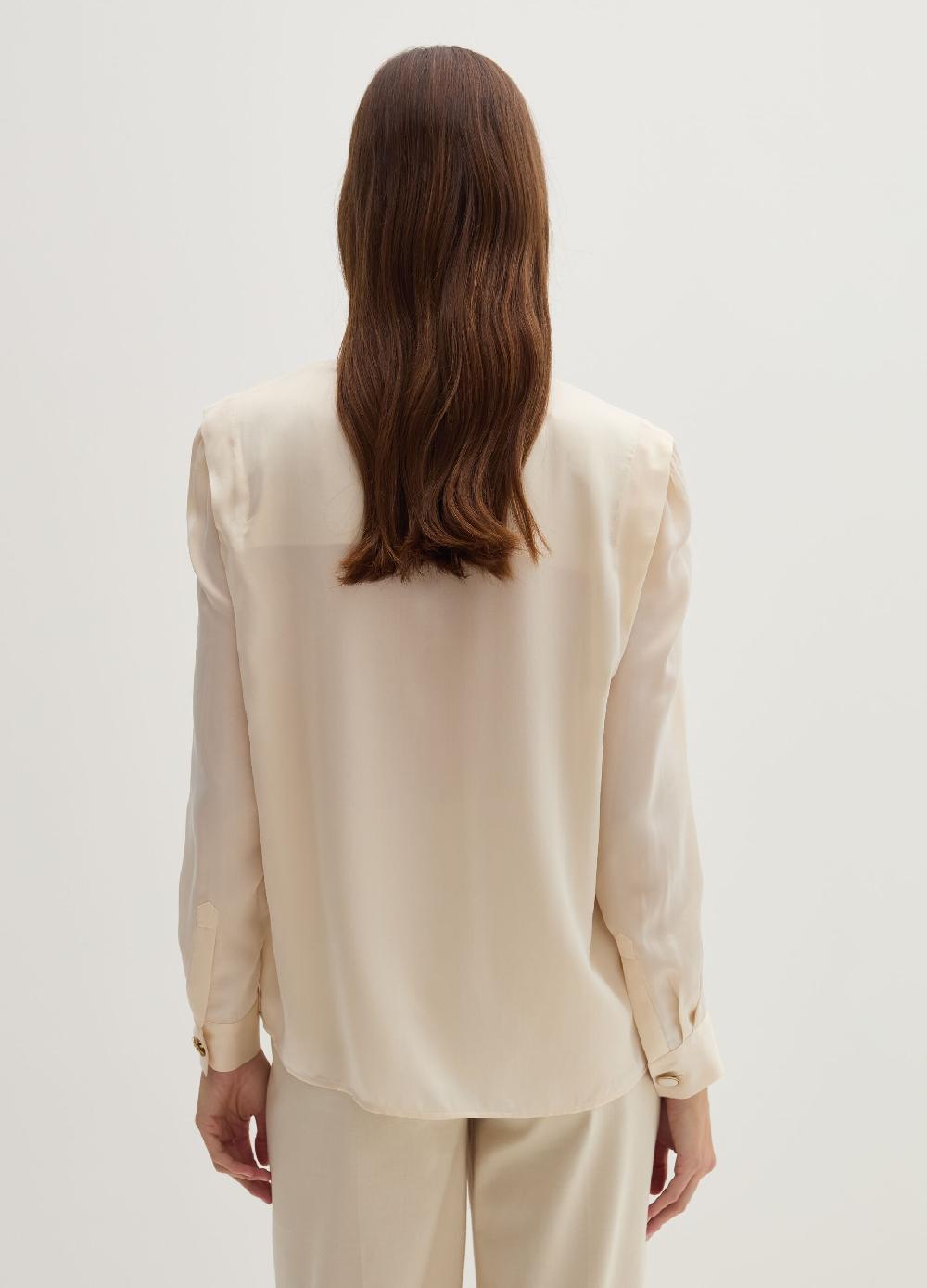 Stefanel Blusa in satin boxy fit Negozio