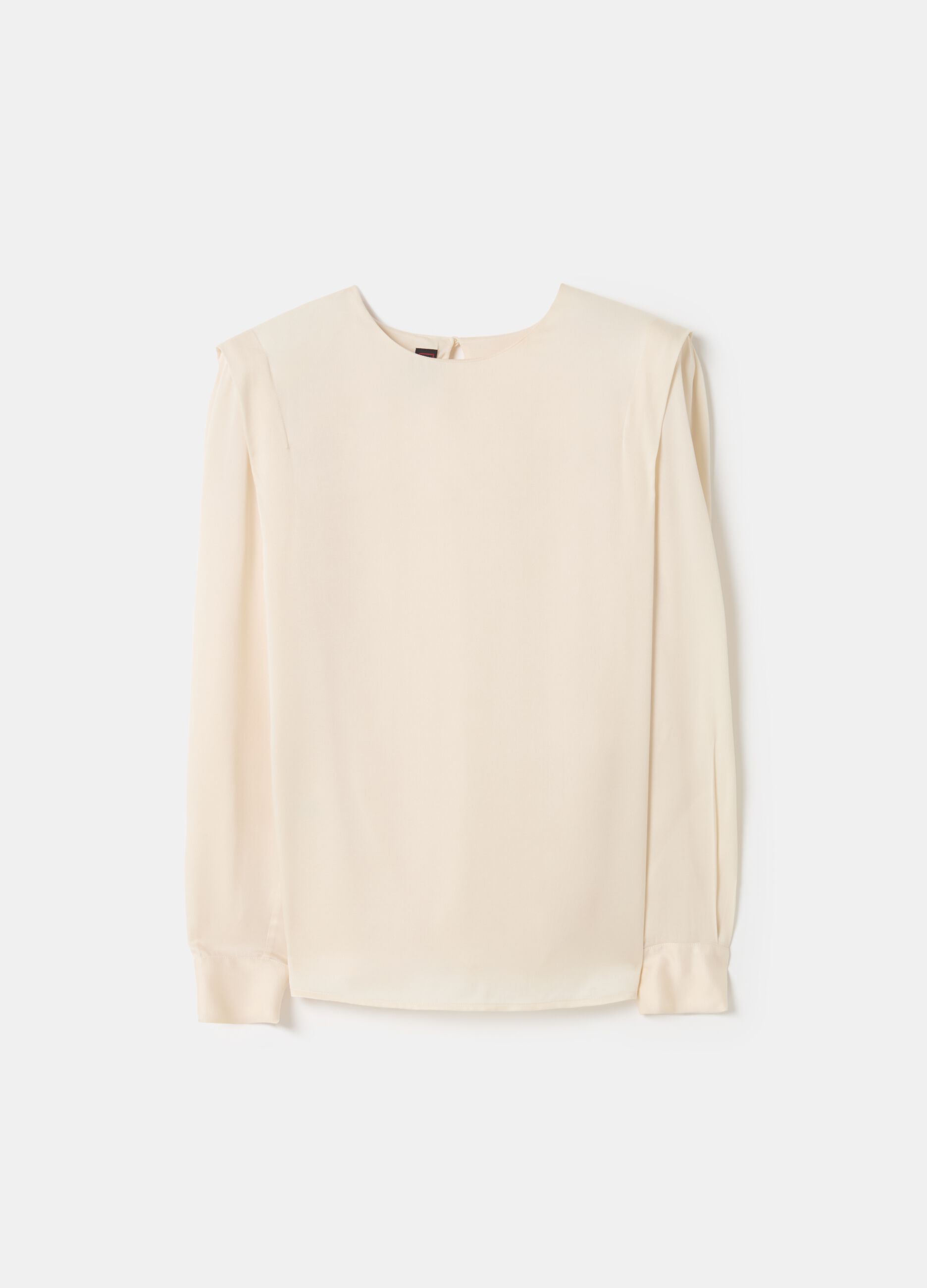 Stefanel Blusa in satin boxy fit Negozio