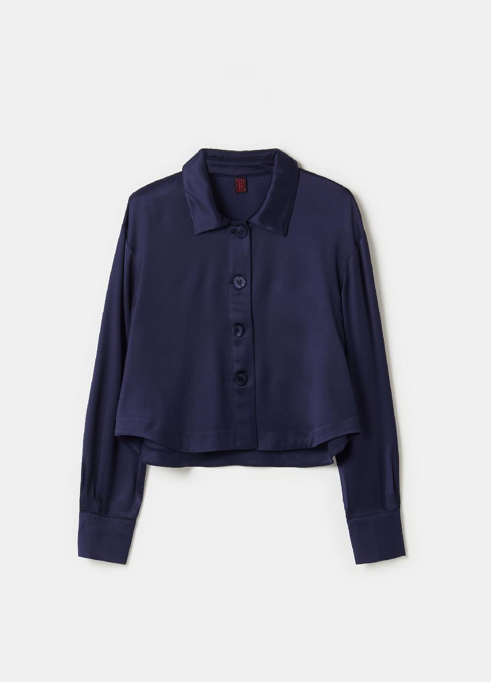 Stefanel Top camicia in satin Qualità