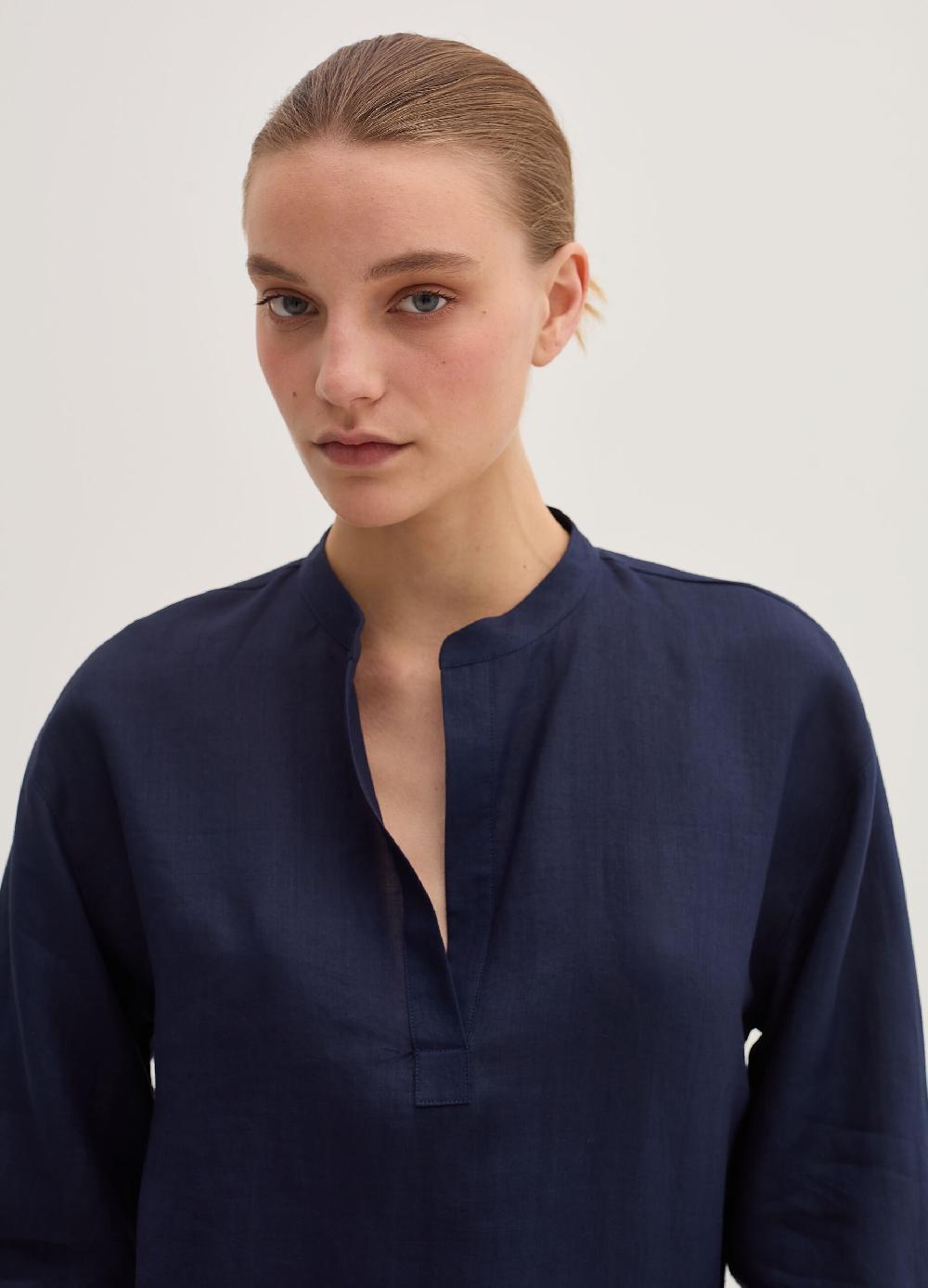 Stefanel Blusa over in ramie con laccetti Vendita