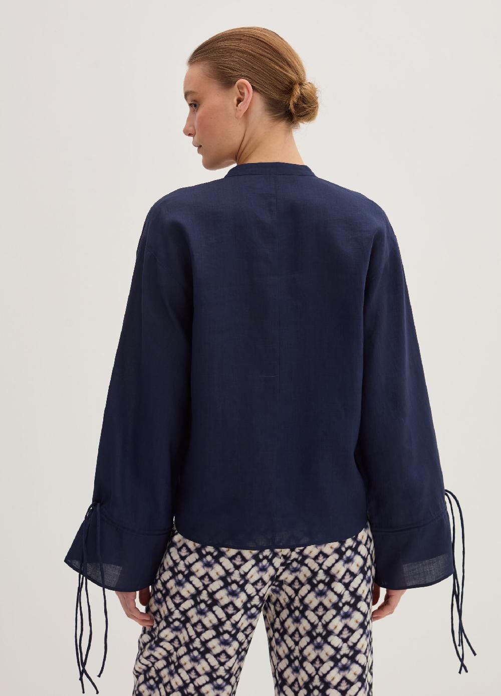 Stefanel Blusa over in ramie con laccetti Vendita