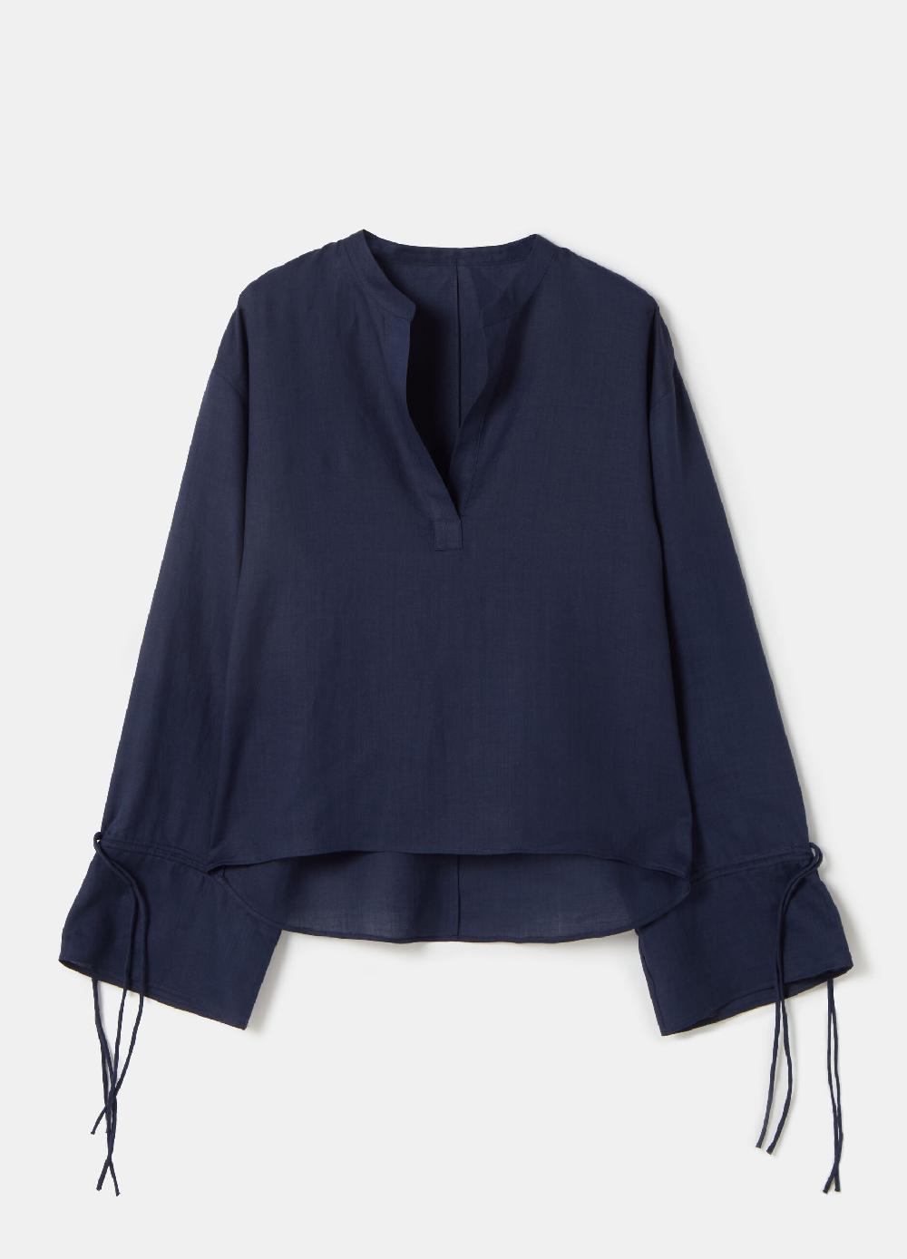 Stefanel Blusa over in ramie con laccetti Vendita