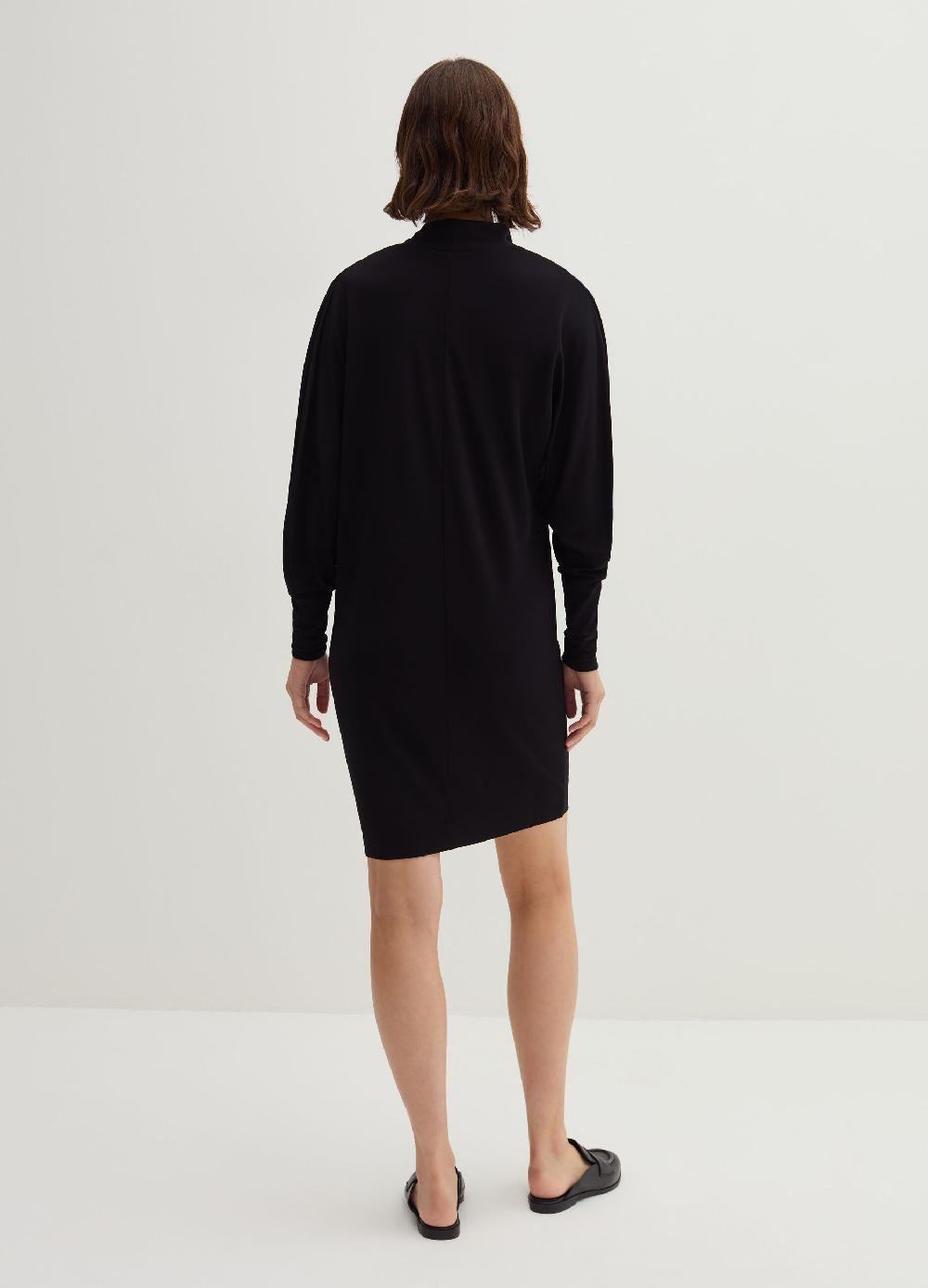 Stefanel Vestito midi in crêpe jersey con scollo a V Acquista Ora