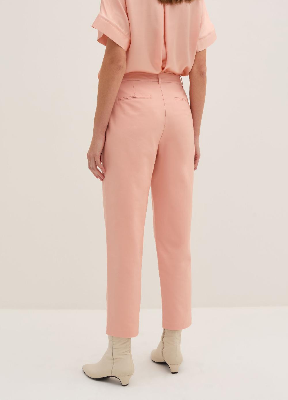 Stefanel Pantalone a sigaretta con cuciture in rilievo Sconto