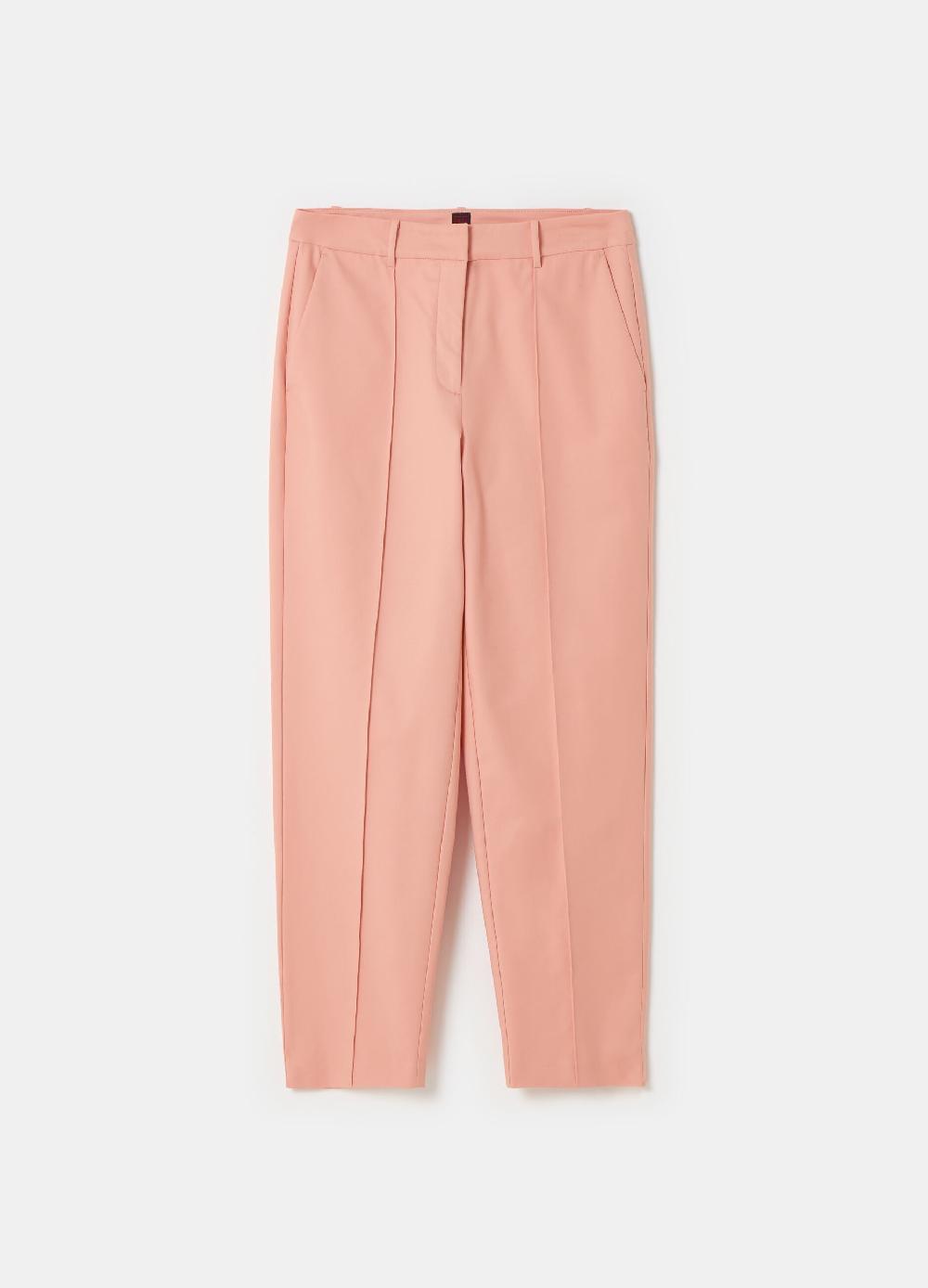 Stefanel Pantalone a sigaretta con cuciture in rilievo Sconto