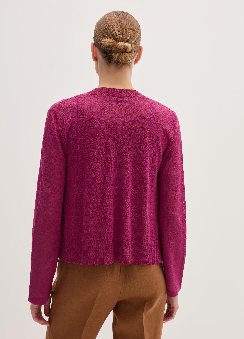Stefanel Cardigan aperto in misto lino Spedizione gratuita