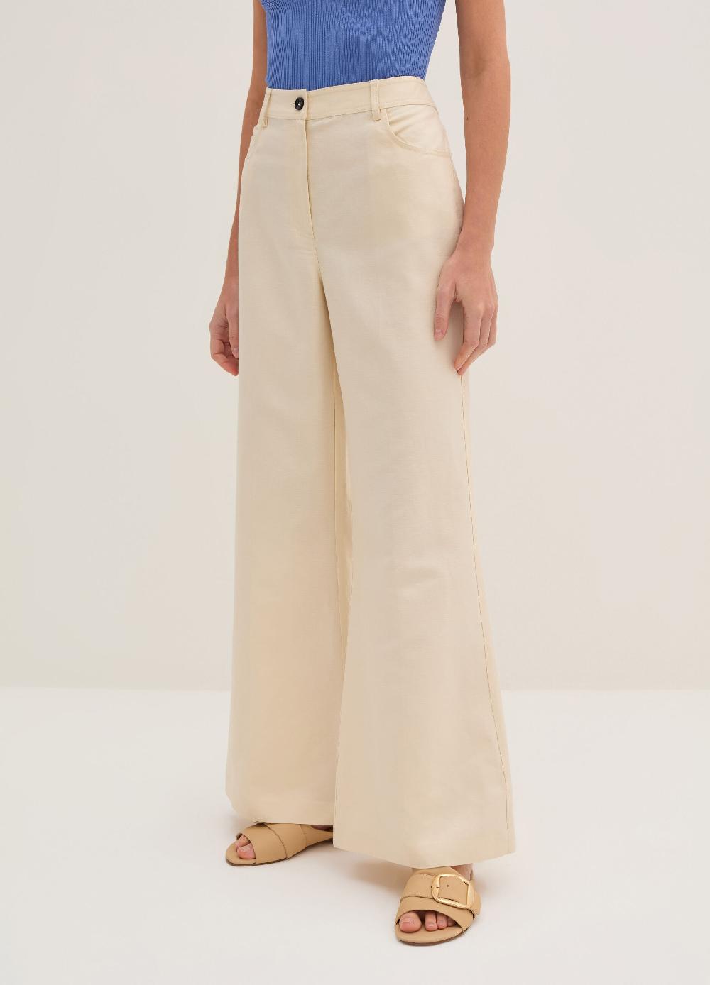 Stefanel Pantalone flare fit a vita alta Moda