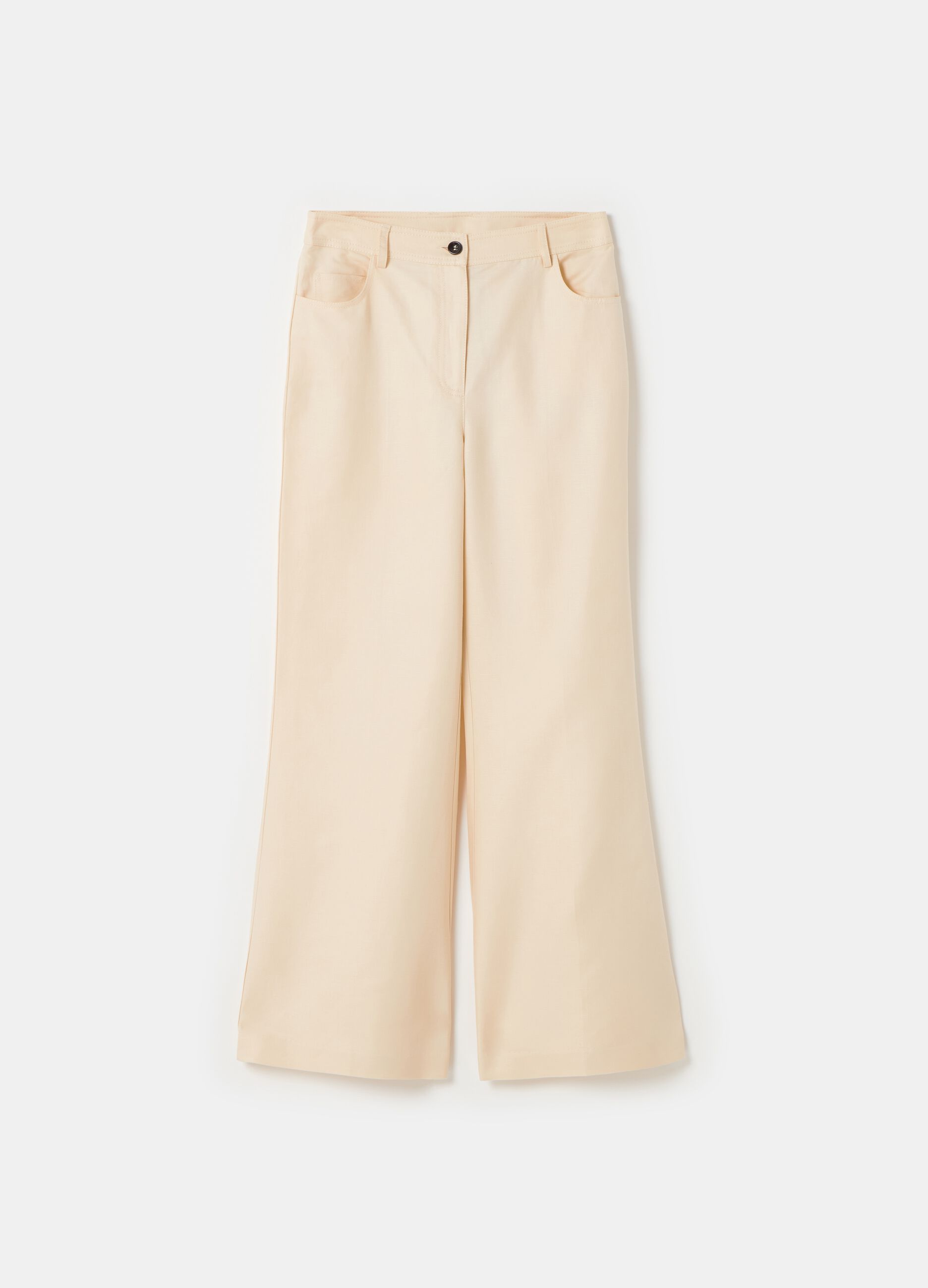 Stefanel Pantalone flare fit a vita alta Moda