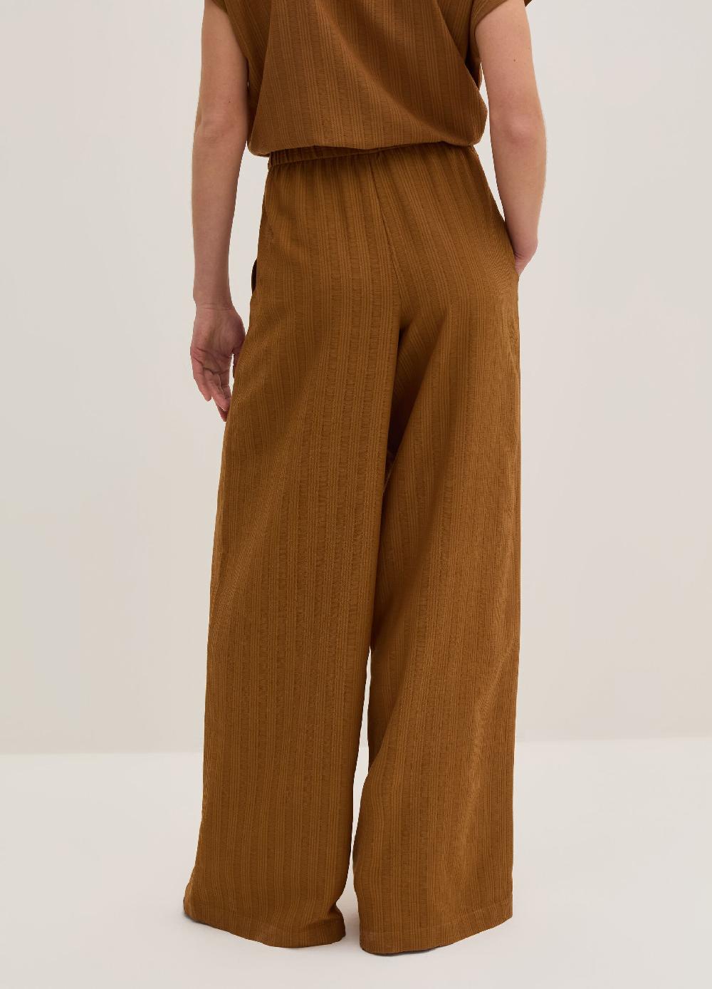 Stefanel Pantalone pigiama gessato Nuovo