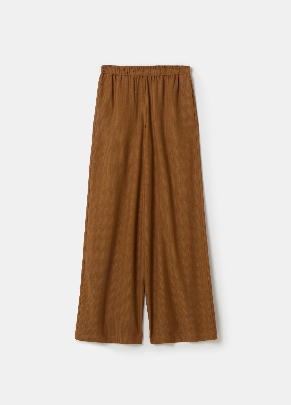 Stefanel Pantalone pigiama gessato Nuovo