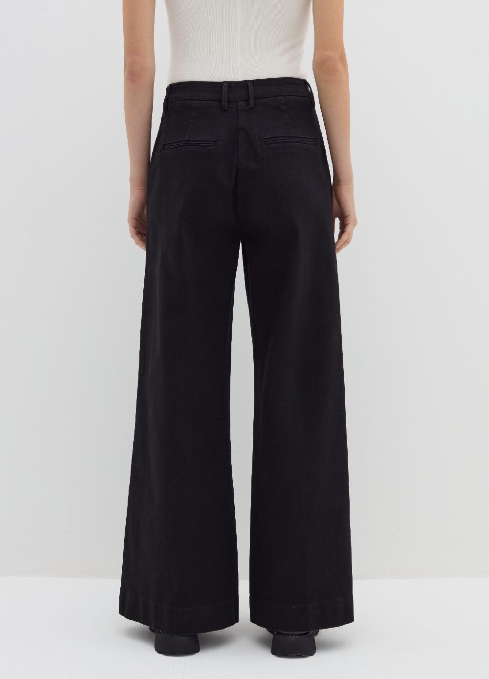 Stefanel Jeans a gamba larga tinta unita Promozione