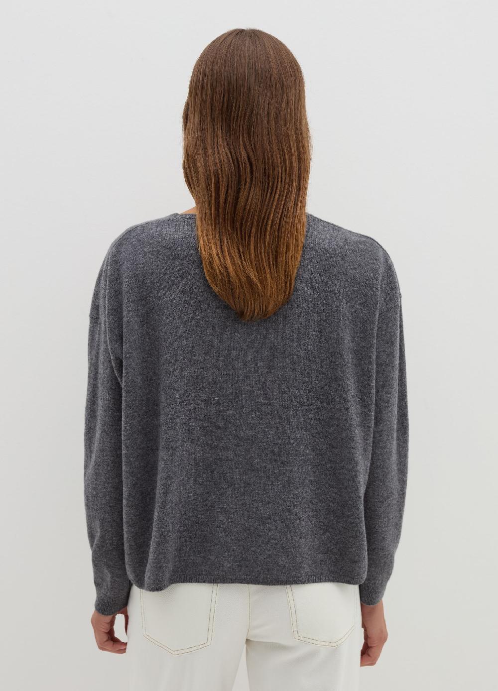 Stefanel Pullover in lana e cashmere con scollo a V Pezzi Unici