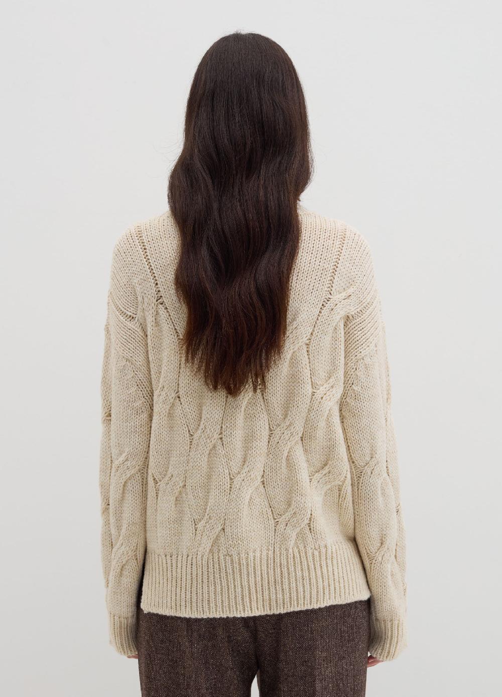 Stefanel Pullover oversize con lavorazione a treccia Consegna Veloce