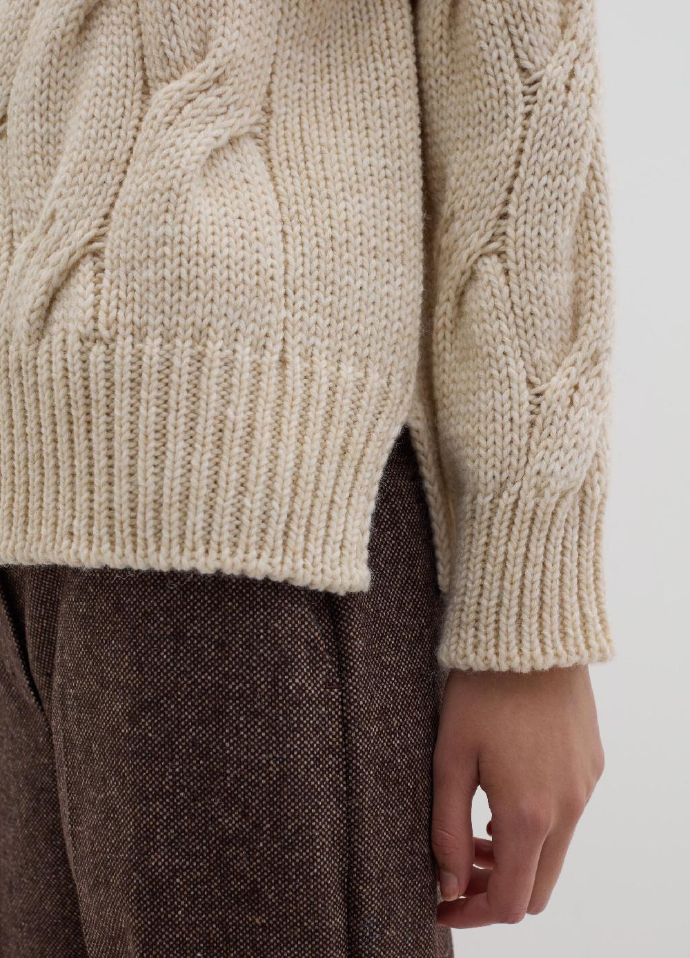 Stefanel Pullover oversize con lavorazione a treccia Consegna Veloce