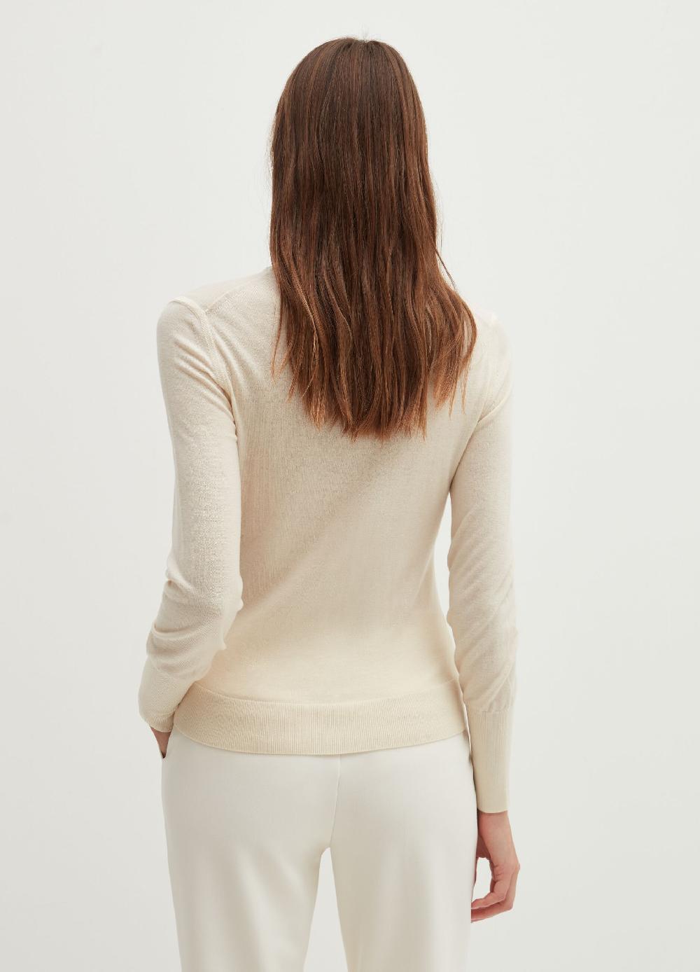 Stefanel Pullover in lana e seta a collo alto Novità