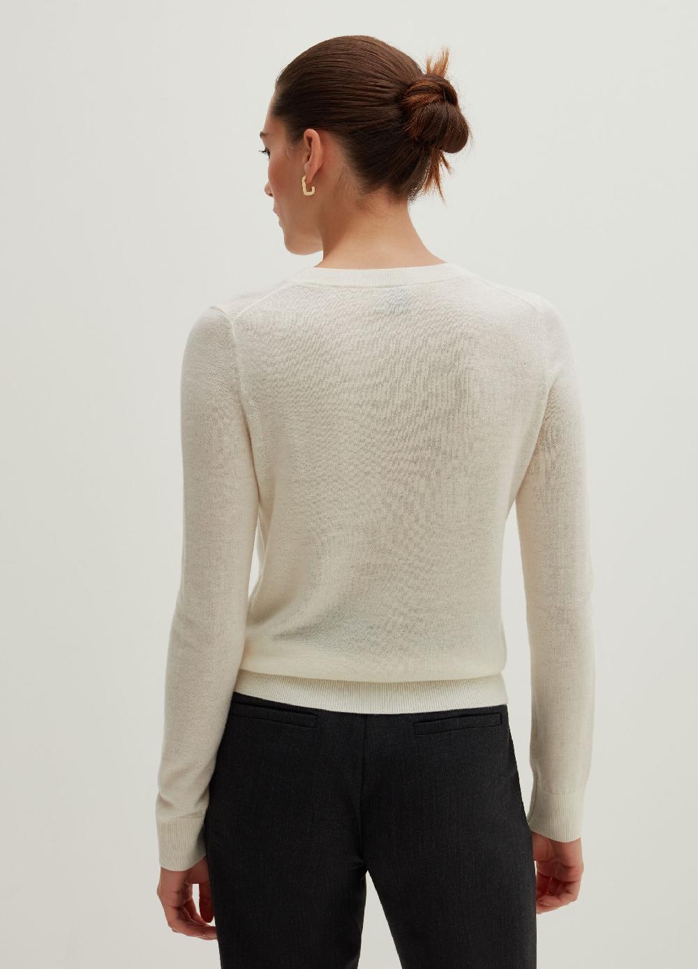Stefanel Pullover girocollo in lana Offerta