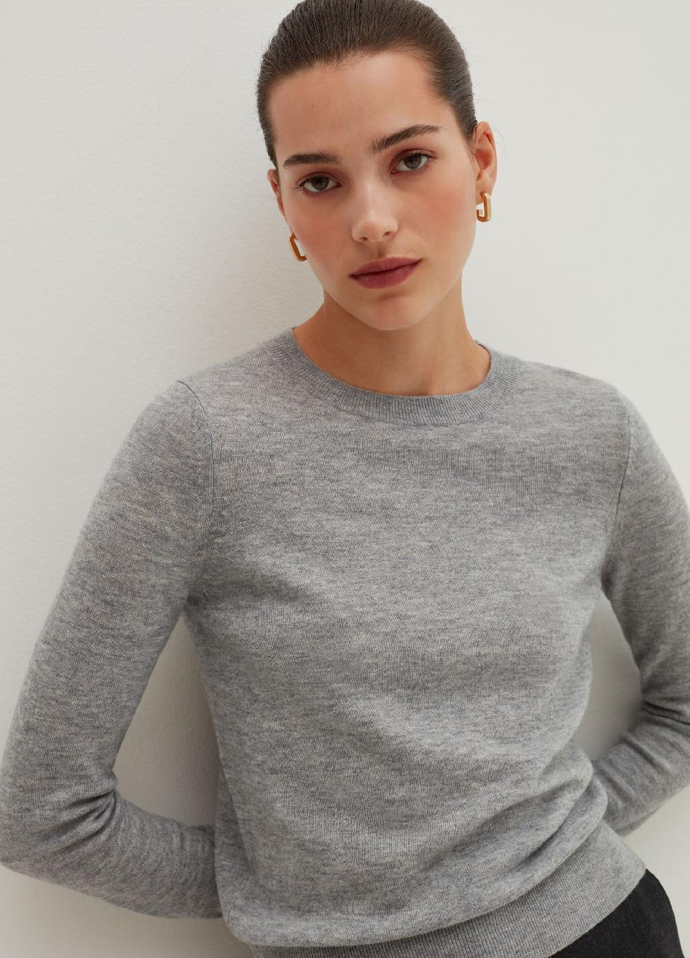 Stefanel Pullover girocollo in lana Economico